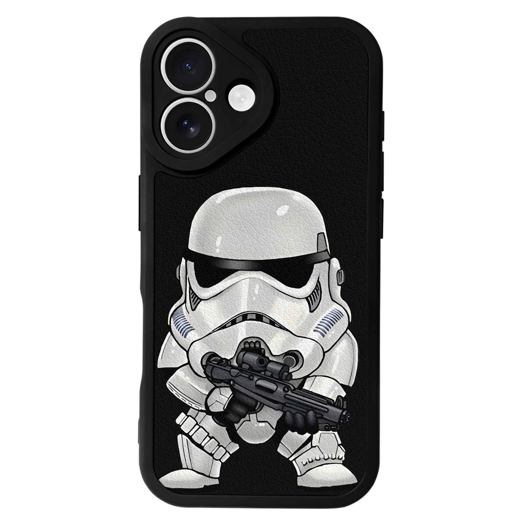 （画像用） スター・ウォーズ Star Wars 【iPhone 16シリーズ対応】シリコンスマホケース（レザー調） 材質：シリコン